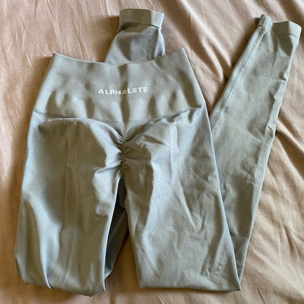Utility Grey Alphalete Amplify Leggings